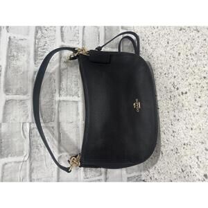 Coach Black Pebbled Leather Hobo Crossbody w/ Gold Accents
      OPEN TO OFFERS!